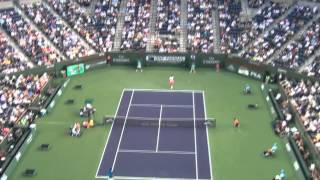 ROGER FEDERER PRACTICES AT INDIAN WELLS (MARCH'14'2012)