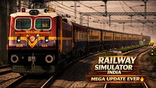 RAILWAY SIMULATOR INDIA MEGA UPDATE IS HERE | PATNA SAHEB | AC SUPERFAST ACTIVITY | ISHU K TECH screenshot 1