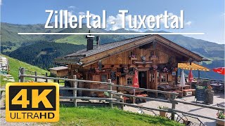 Zillertal - Tuxertal - Wanderung vom Penkenjoch nach Vorderlanersbach u. von d. Eggalm zur Lattenalm