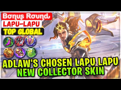 Adlaws Chosen Lapu Lapu, New Collector Skin Gameplay [ Top Global Lapu-Lapu] Bσɳυʂ Rσυɳԃ 