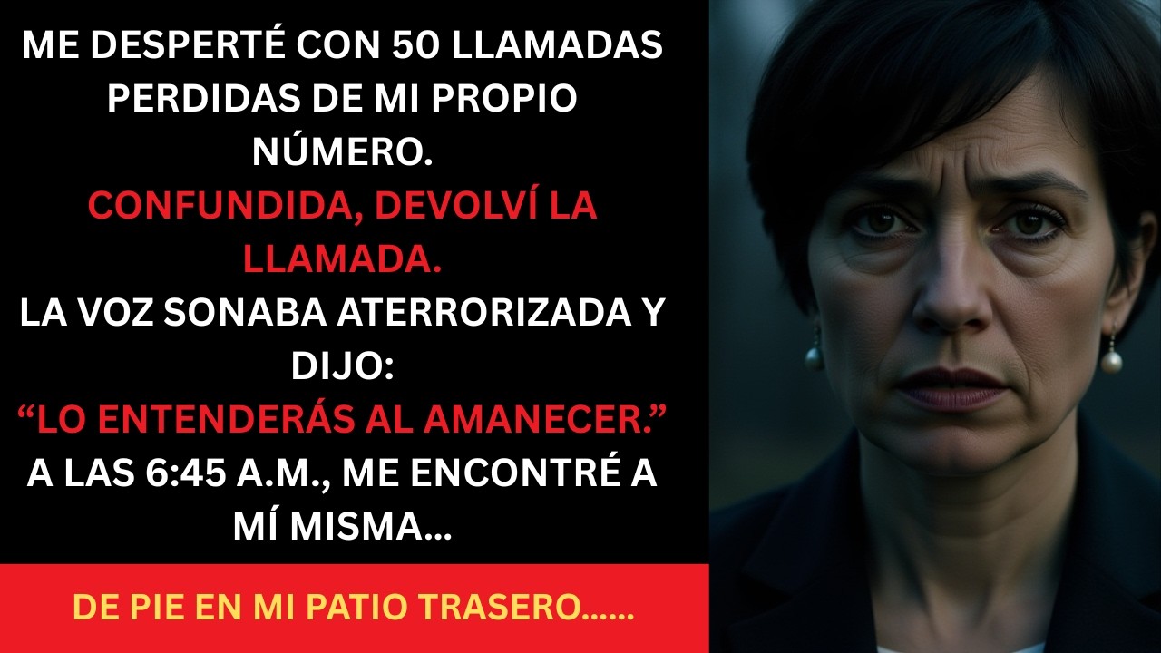 ME DESPERTÉ CON 50 LLAMADAS PERDIDAS DE MI PROPIO NÚMERO DICIENDO: 