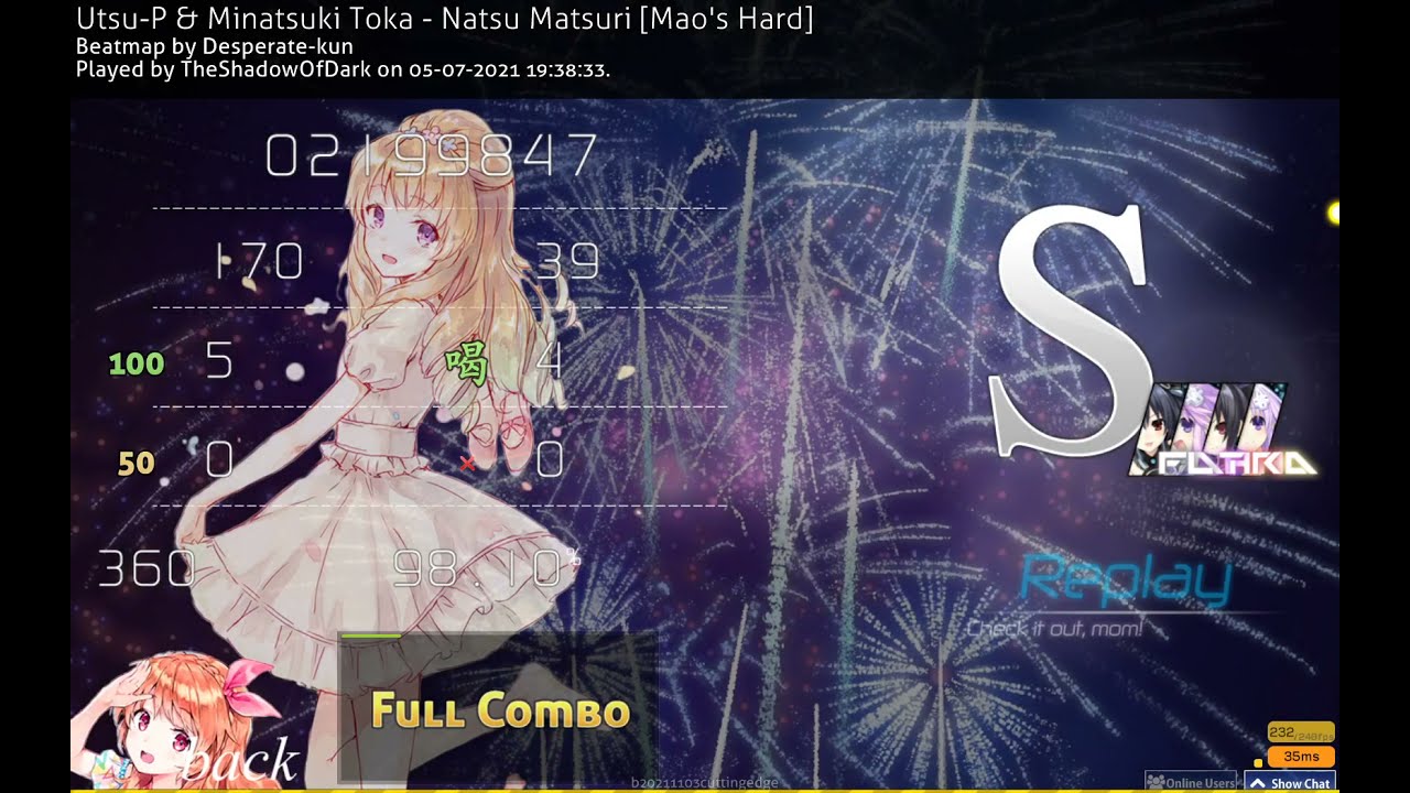 Utsu-P & Minatsuki Toka - Natsu Matsuri [Mao's Hard]