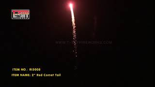 R15008 2'' RED COMET TAIL 1.4 PRO LINE
