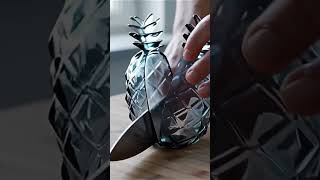 Fresh Pineapple Slice 🍍That tropical crunch! 🌴#ASMR #Satisfying