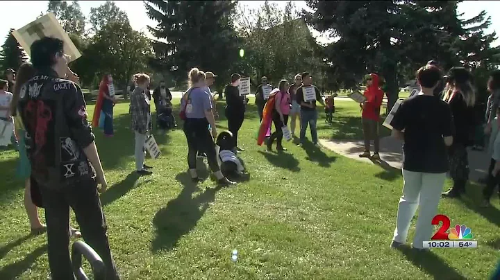 Protesters frustrated with Board of Education’s vote to ban transgender athletes from girls’ sports