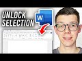 How To Unlock Selection In Word Full Guide How To Unlock Selection In Word Full Guide