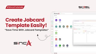 How to Create a Job Card Template in SincA Billing Software | step 2 -Tutorial screenshot 2
