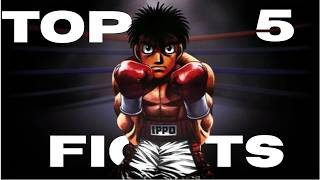 My Top 5 Fights from the Best Sports Anime | Hajime No Ippo