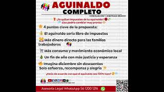 AGUINALDO IMPUESTO.  El regalo sorpresa para un Fin de Año