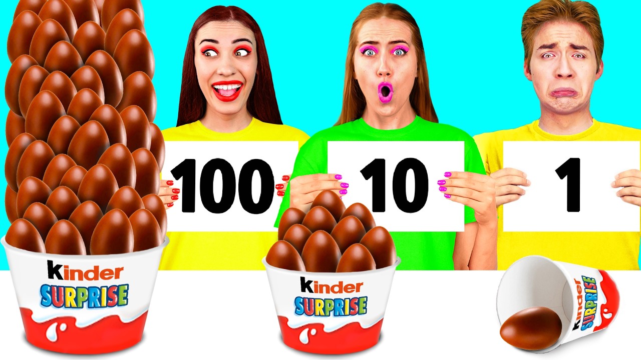 100 Layers of Food Challenge | Funny Kitchen War by Fun Fun Challenge ...