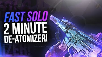 Fast Solo 2:07 DE-ATOMIZER STRIKE In Infinite Warfare! (Fast De-Atomizer)