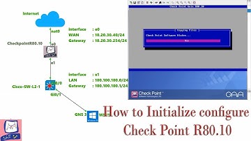 How to initialize Checkpoint R80.10 for the first time step by step part3
