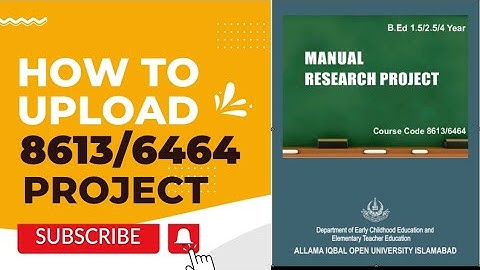 How to upload 8613/6464 Project