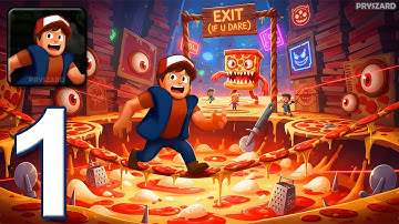 Obby Escape: Pizza Challenge - Gameplay Walkthrough Part 1 - Escape From Pizza (iOS, Android)