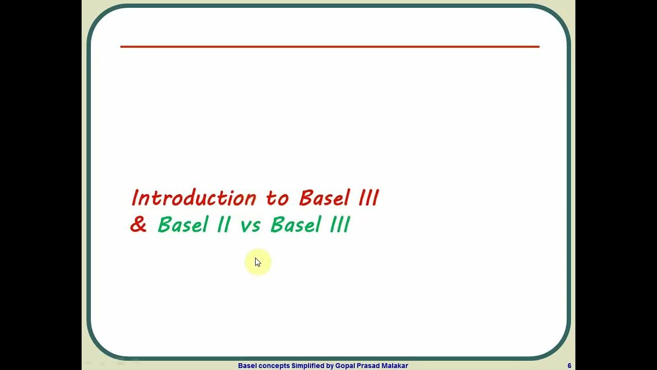 Introduction to Basel III and Basel II vs Basel III YouTube