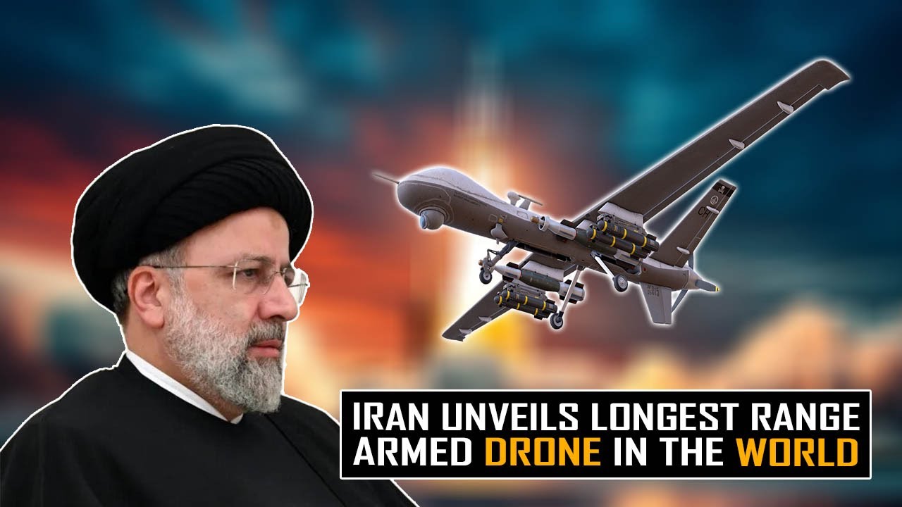 Officially Iran Parades New longest Range Drone In The World In Officially Iran Parades New longest Range Drone In The World In