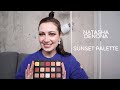 NATASHA DENONA // SUNSET PALETTE / ОБЗОР ПАЛЕТКИ ТЕНЕЙ