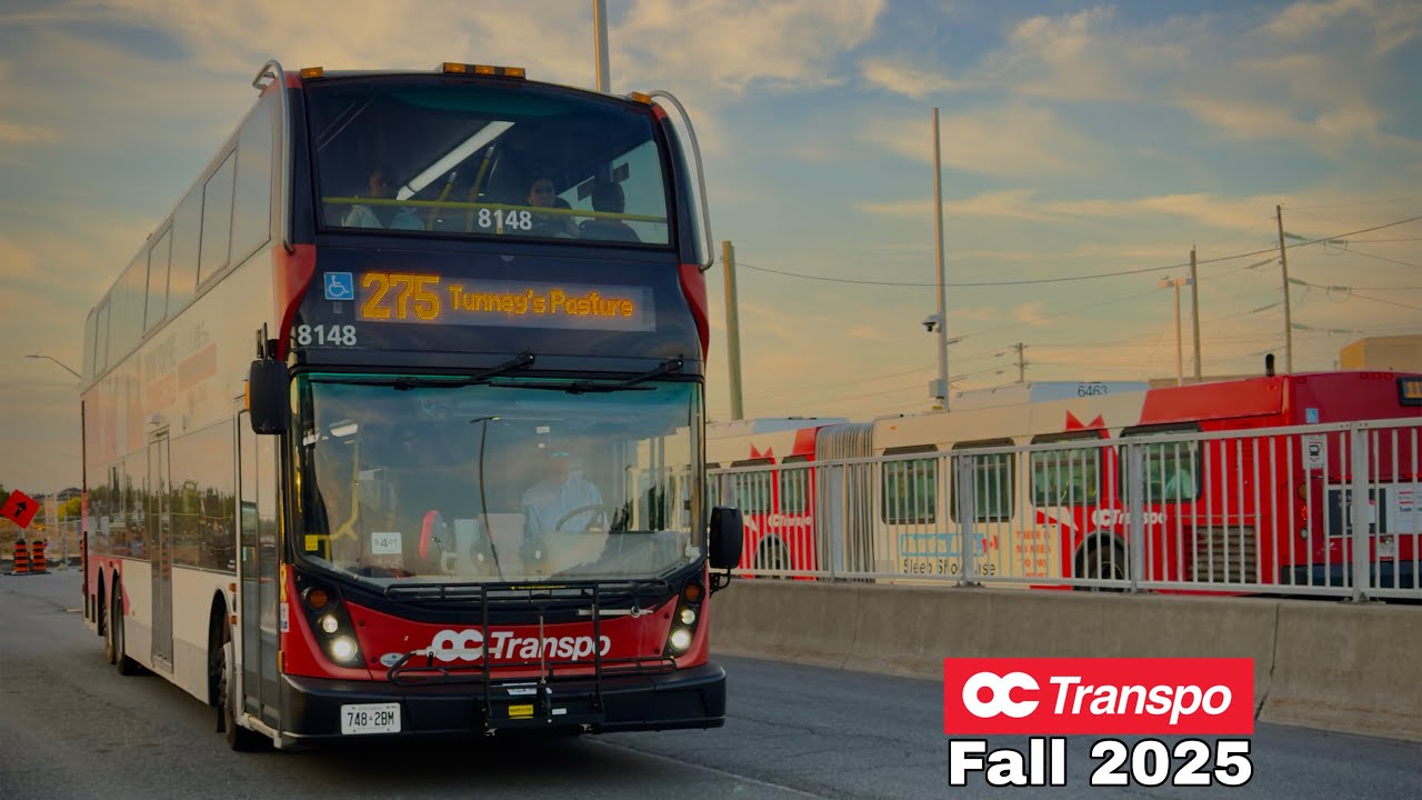 Transit in Ottawa Part 4 — Fall 2025 | #octranspo 