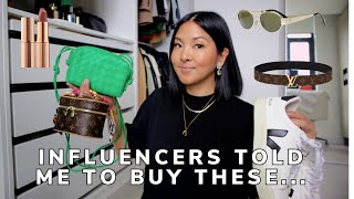 PART 2 | INFLUENCERS MADE ME BUY THESE - LOVE OR HATE THEM?!