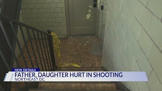 Dc Police Dad, Young Daughter Shot In Northeast