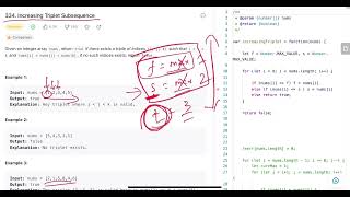 334  Increasing triplet subsequence   Leetcode 1