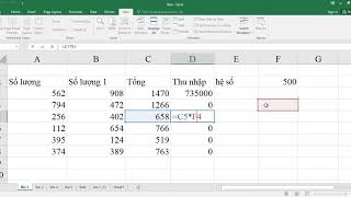 Video12 Data, ... Table  in Ms Excel Bt1-10