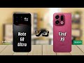 Mana yang lebih baik? Infinix note 60 ultra vs Oppo find X9