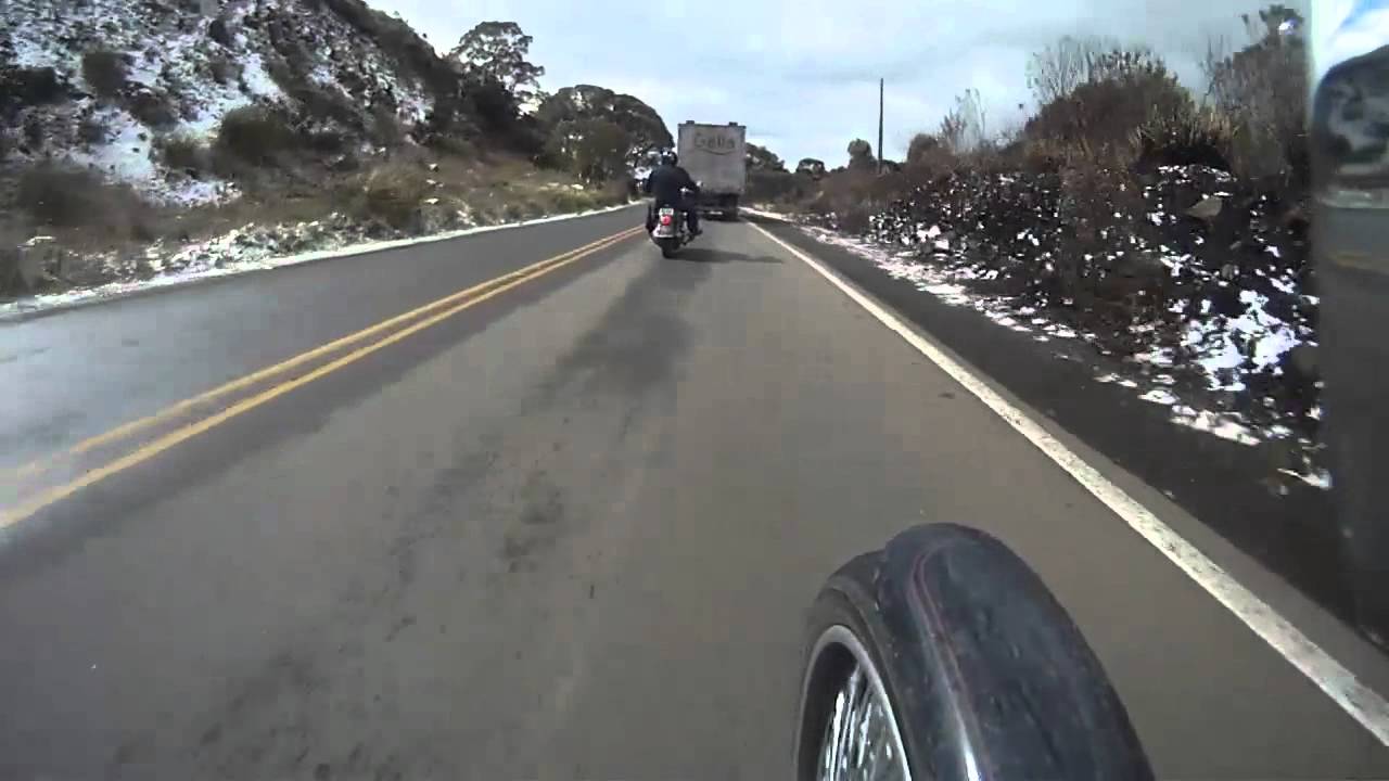 Harley Davidson snow on the road YouTube