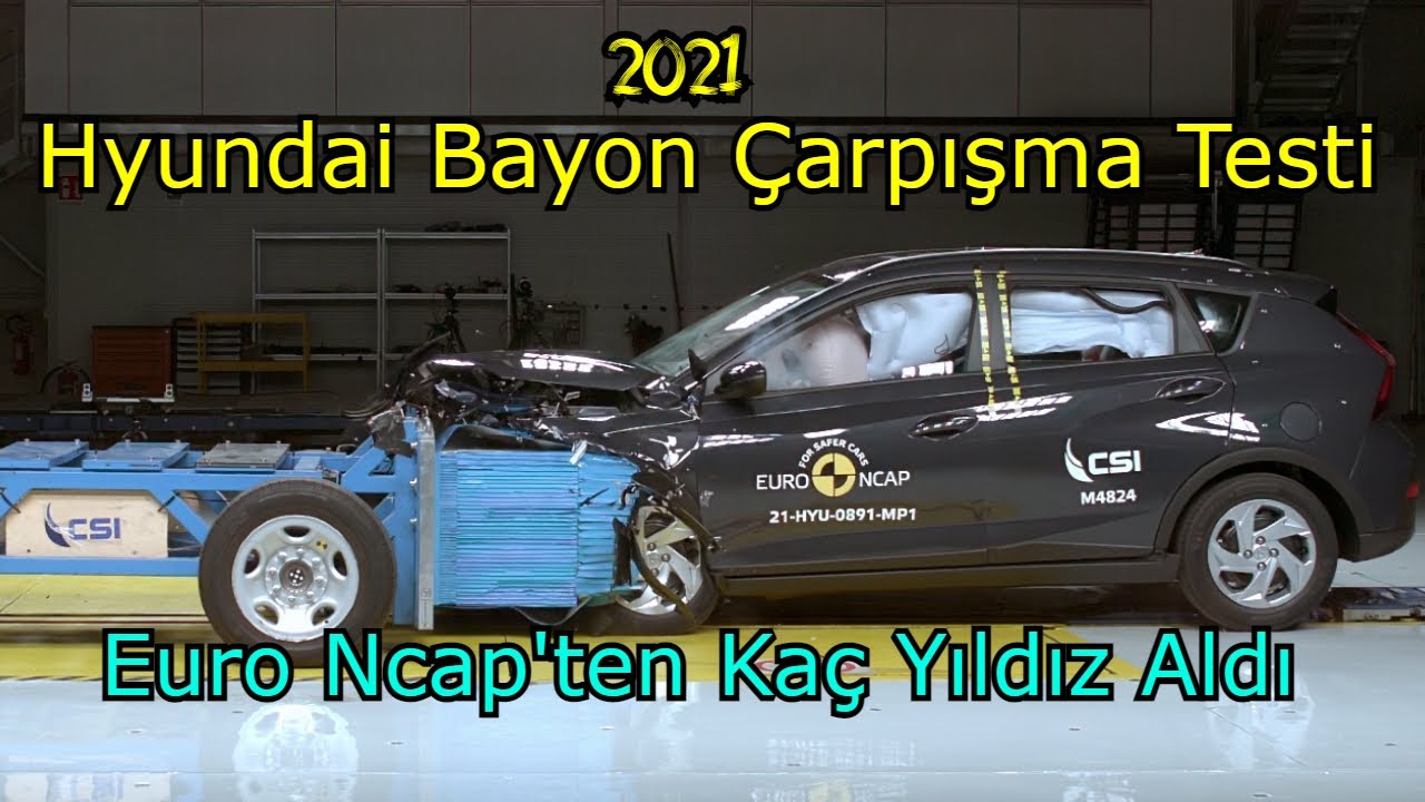 2021 Hyundai Bayon Euro Ncap Çarpışma Test Sonuçları - YouTube