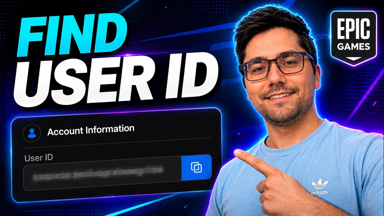 How To Find Your Epic Games User ID - YouTube