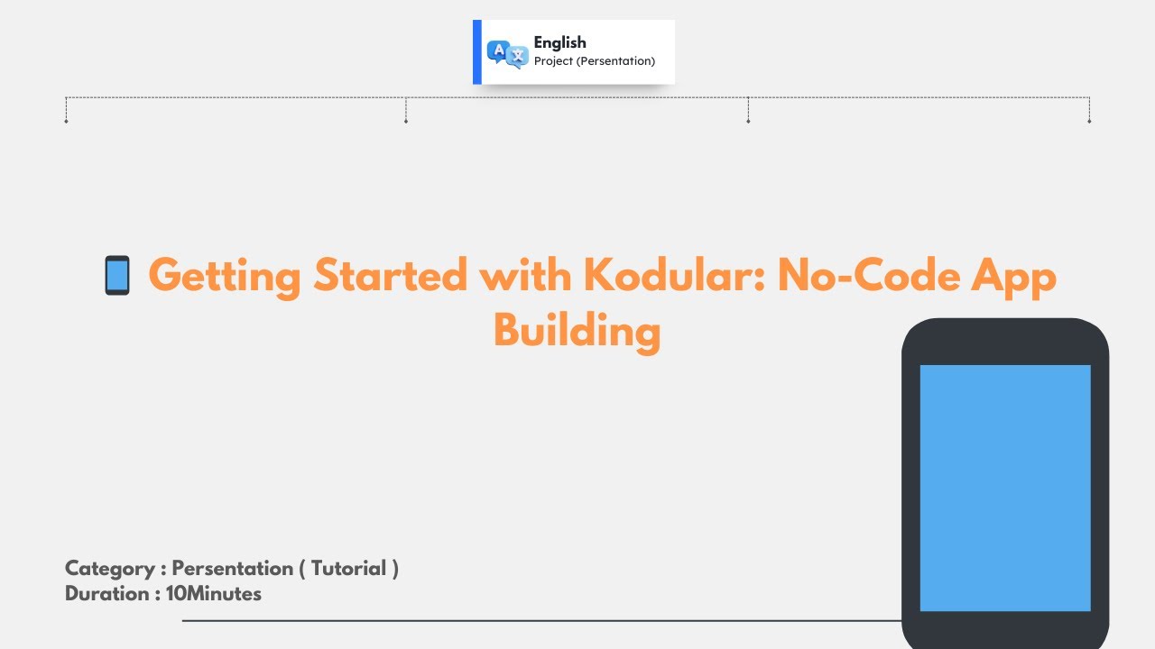 📱 Getting Started with Kodular: No-Code App Building