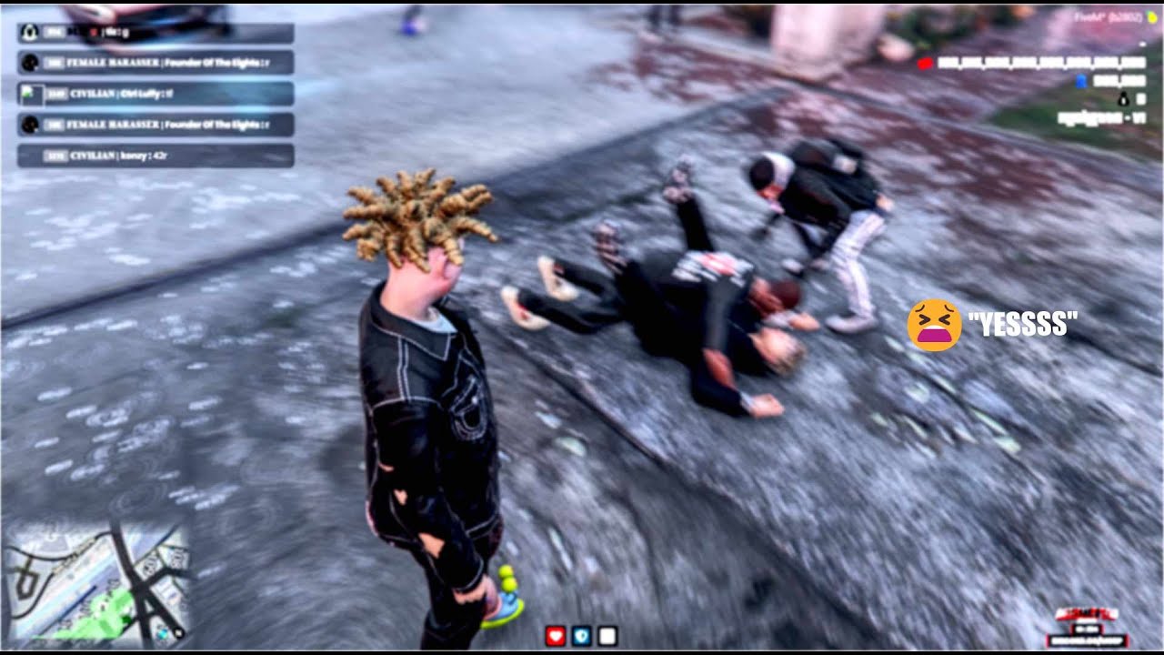 Freaky Emote Trolling In Gta 5 RP - YouTube