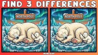 Relaxing Spot the Difference | The World of Bears (10 Puzzles)