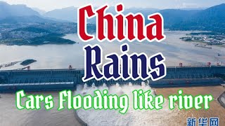 |News Tv 004|  China rains Cars Flooding like Rivers