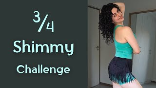Three Quarter Shimmy Challenge Fast Belly Dance Moves