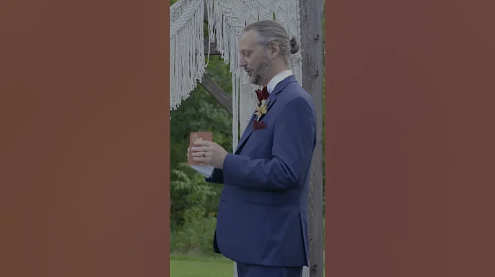 This grooms Dad jokes are the best! Full film on m...