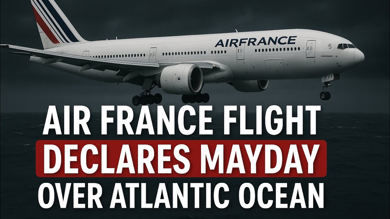 MAYDAY Over the Atlantic: Air France Flight AF9’s Terrifying Emergency Landing ✈️🌊