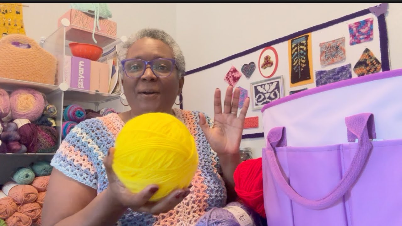 😃💜🧶 Emotional Baggage “bag” - What you talkin’ bout Setta? 😃