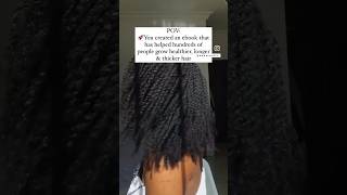 POV: YOU CREATED A HAIR GROWTH CHALLENGE THAT HAS HELPED HUNDREDS OF PEOPLE GROW HEALTHY HAIR