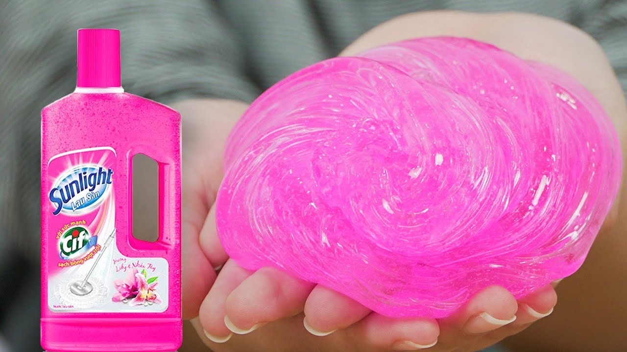 How to make slime from How to make slime from floor cleaning water, Water Slime, Best Slime Video