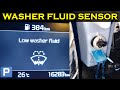 Low washer fluid warning in Kia Sportage, replacing level sensor