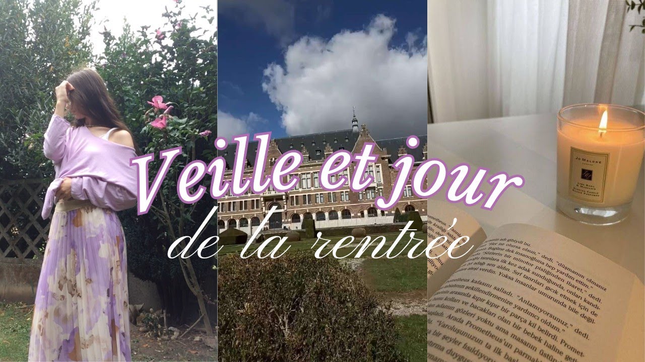 Veille et jour de la rentrée 2023 🏫🌸