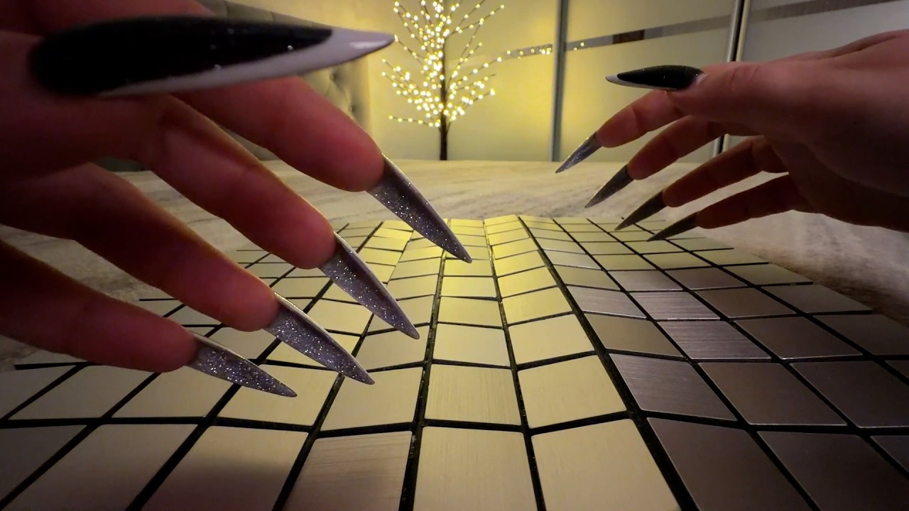 1 Hour ASMR –Texture + iPhone Camera Tapping & Scratching !