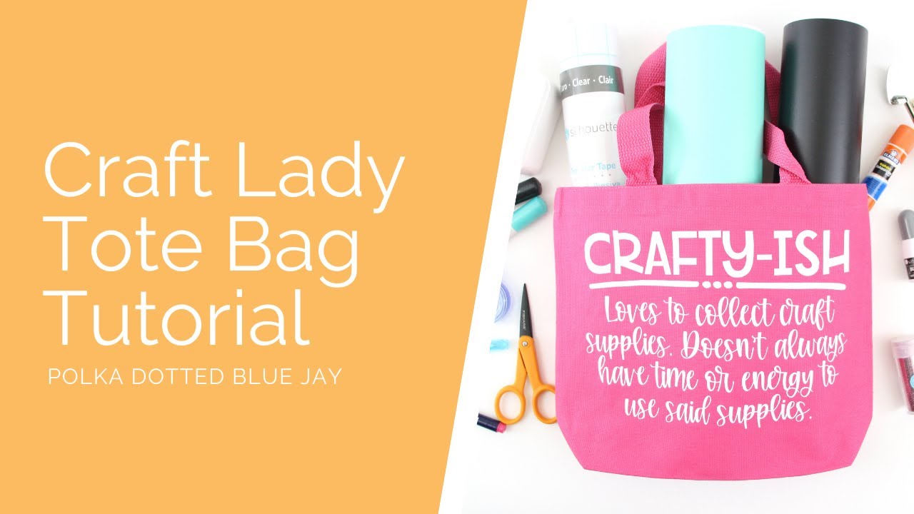 Crafting on the go: How to Make a Custom Craft Tote Bag - The Crazy Craft  Lady