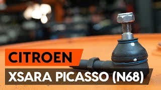 Montaż Końcówka drążka kierownicy CITROËN XSARA: instrukcje wideo