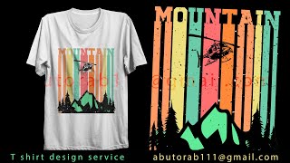 Professional t shirt design service Need a creative unique custom typography t shirt design services screenshot 4