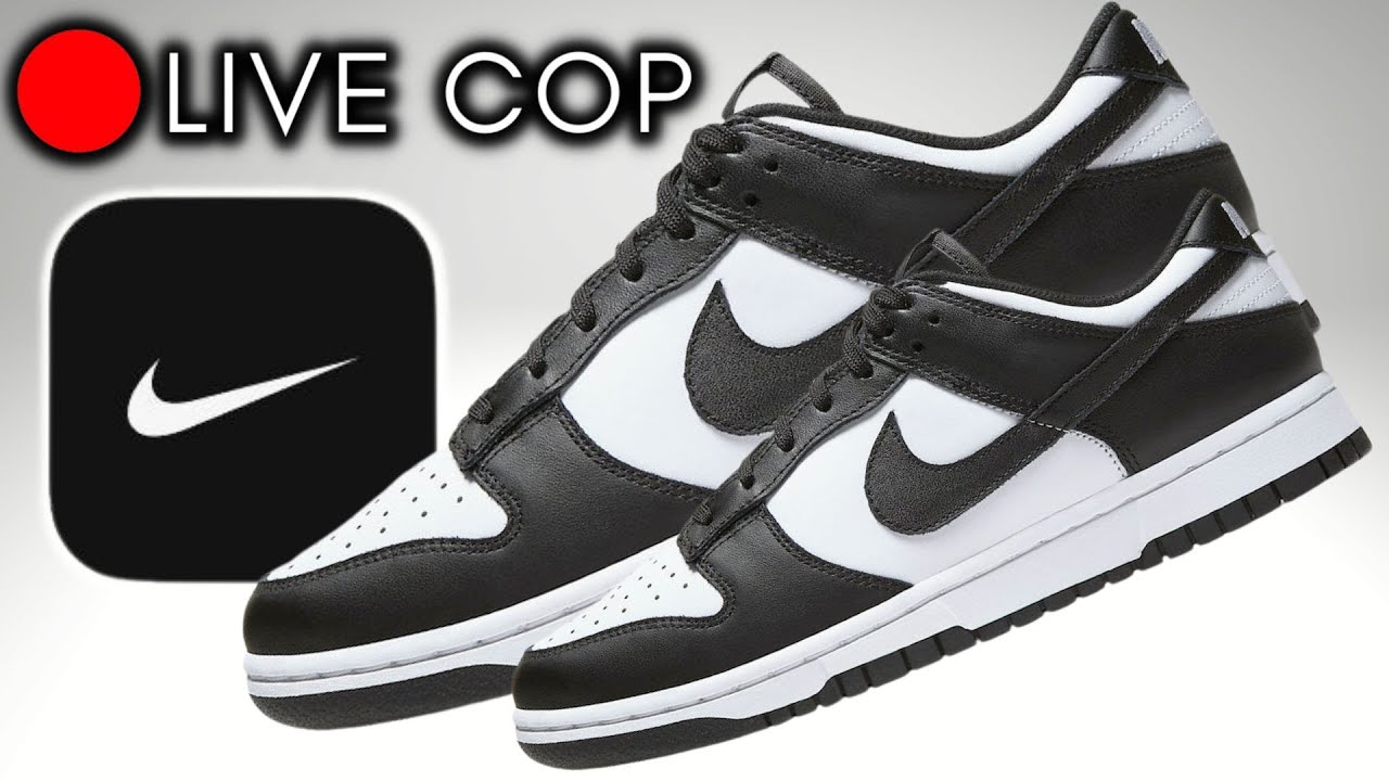 LIVE COP : Nike Dunk Low "Panda" RESTOCK