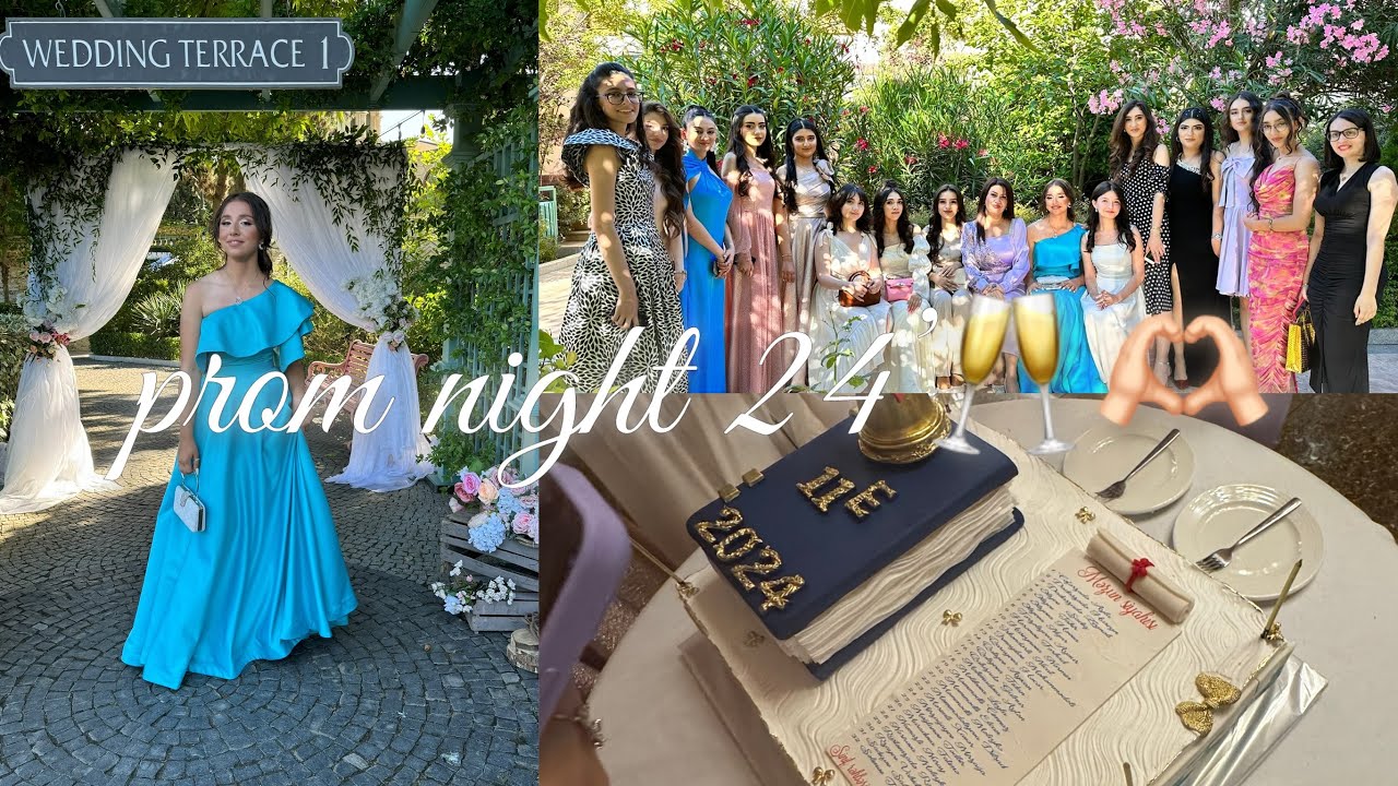 MƏZUNİYYƏT VLOG (prom night !!) ✨2013-2024✨ + GRWM + marry band + dj 🥂👩‍🎓