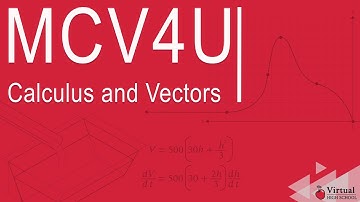 Calculus and Vectors, Grade 12, University Preparation (MCV4U)