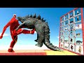 Deadly Kick in Lava by Colossal Titan - Animal Revolt Battle Simulator